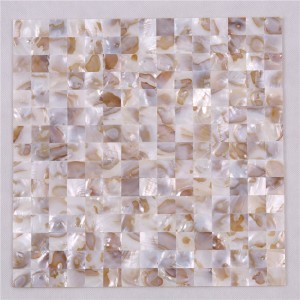 Mósáic Ealaíne Nádúrtha Shell Mosaic do Villa Cúlra