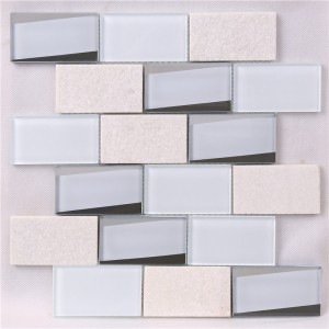 HMB01 Maisiú Backsplash Cistine Bán Tíleanna Mosaic Wall Lilea Cistine Praghas Tíleanna