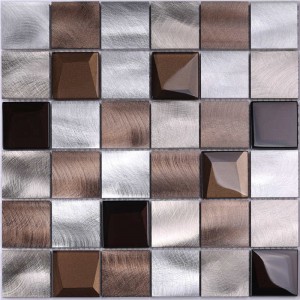 2018Aon meascán bevel Gloine Tíl seomra folctha 12x12mosaic